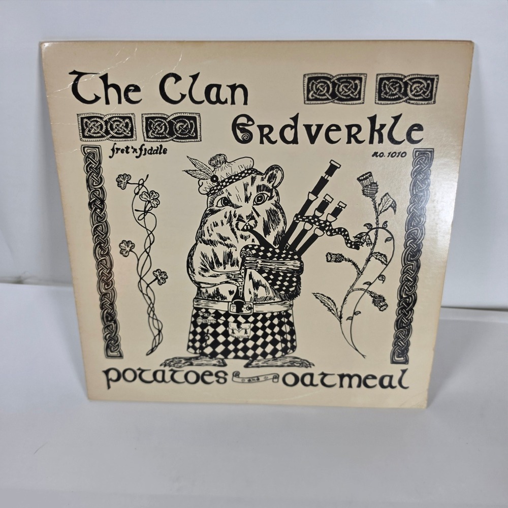 The Clan Erdwerkle Potatoes and Oatmeal Vinyl LP 1982 Celtic Folk FretFiddle VG+
